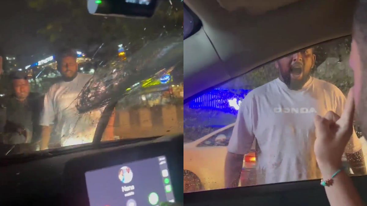 Bengaluru road rage viral video - X